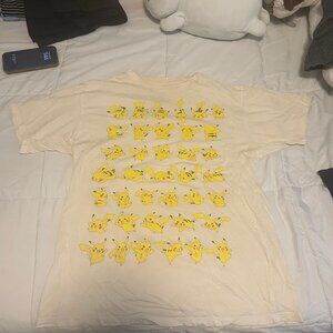 Welovefine Pokemon T Shirt Mens Small Pikachu all over